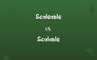 Scaleable vs. Scalable
