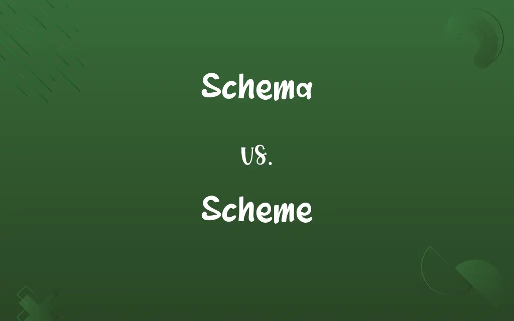 Schema vs. Scheme