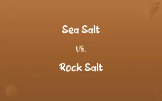 Sea Salt vs. Rock Salt