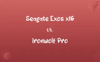 Seagate Exos x16 vs. Ironwolf Pro