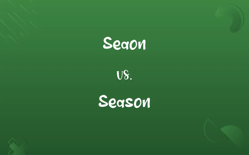 Seaon vs. Season