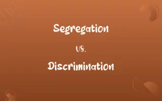 Segregation vs. Discrimination