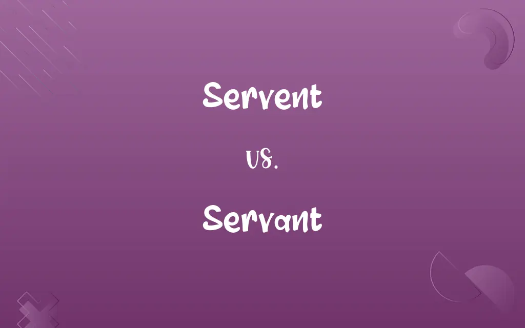 Servent vs. Servant