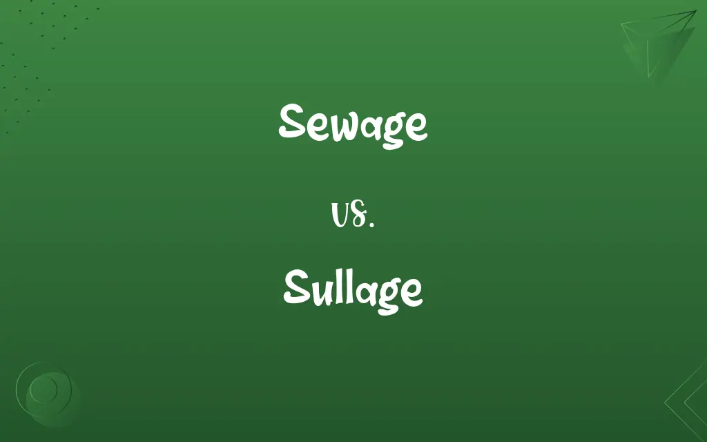 Sewage vs. Sullage