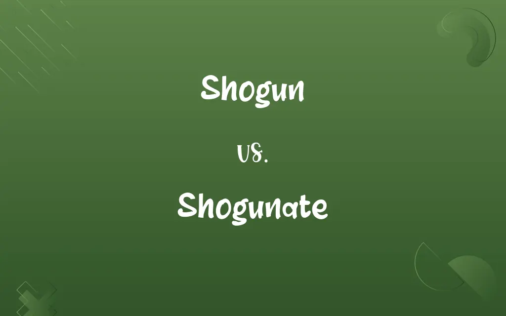 Shogun vs. Shogunate