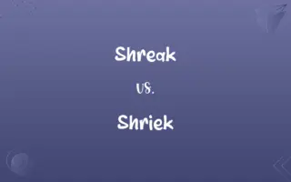 Shreak vs. Shriek