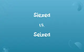 Siezed vs. Seized