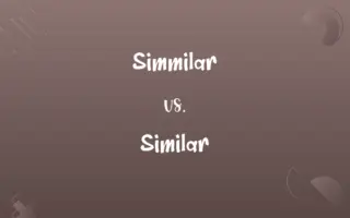 Simmilar vs. Similar