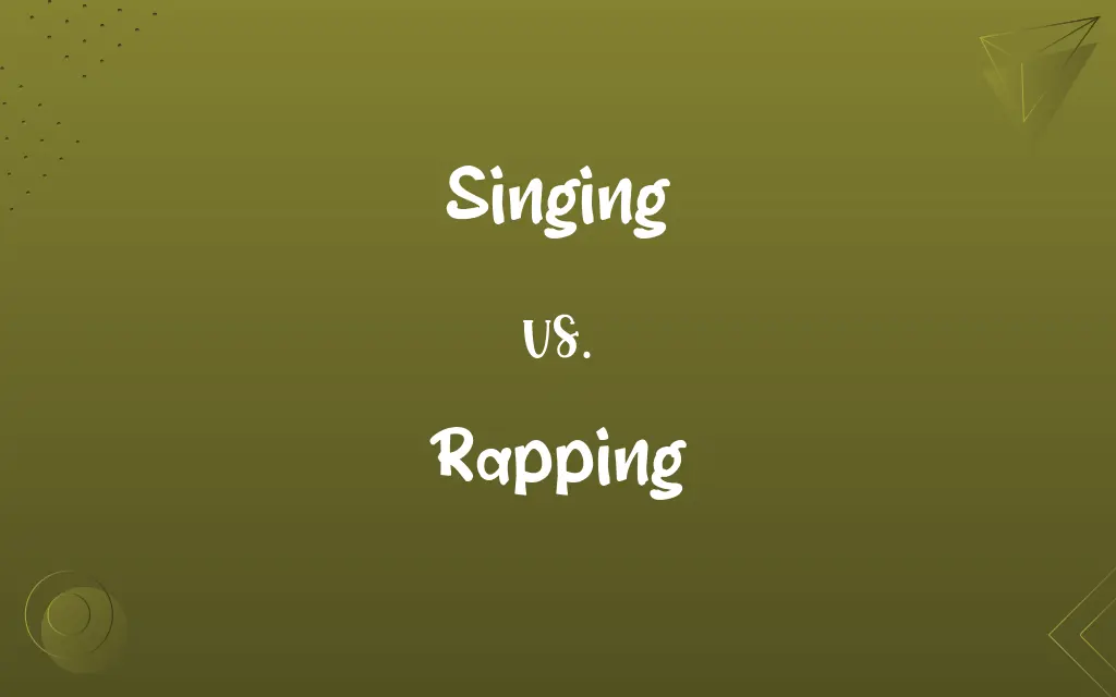 Singing vs. Rapping