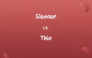 Slender vs. Thin