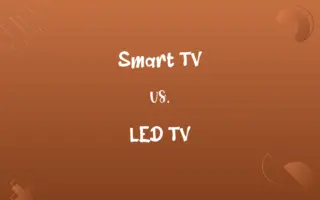 Smart TV vs. LED TV