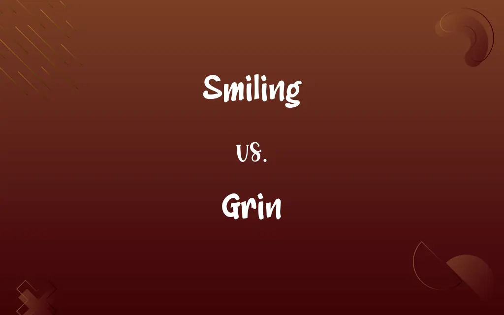 Smiling vs. Grin