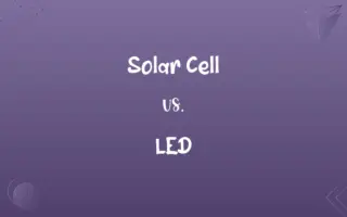 Solar Cell vs. LED
