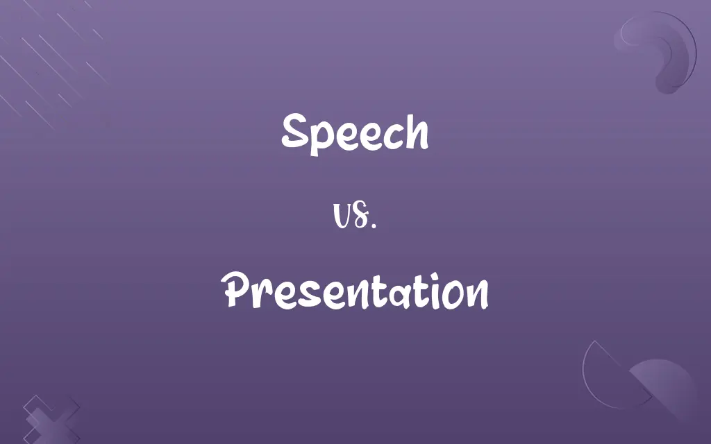 what is presentation or speech