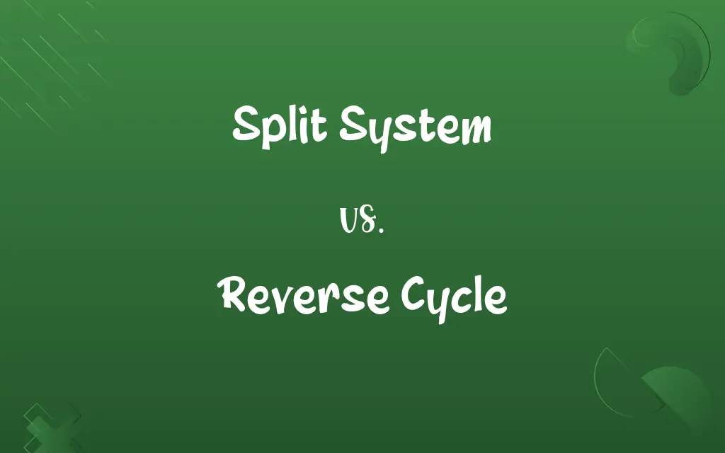 Split System vs. Reverse Cycle