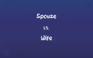 Spouse vs. Wife