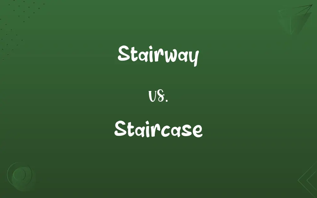 Stairway vs. Staircase