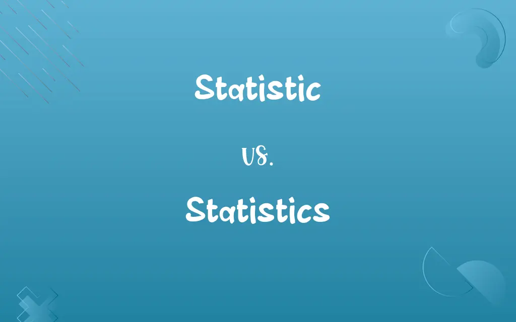 Statistic vs. Statistics