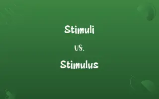 Stimuli vs. Stimulus
