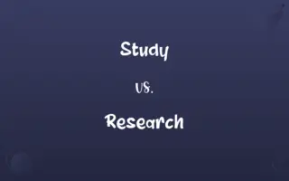 Study vs. Research