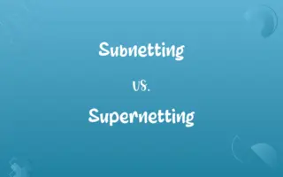 Subnetting vs. Supernetting