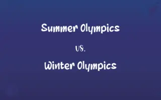Summer Olympics vs. Winter Olympics