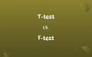 T-test vs. F-test