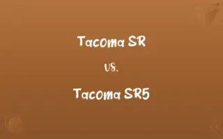 Tacoma SR vs. Tacoma SR5