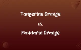 Tangerine Orange vs. Mandarin Orange