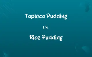 Tapioca Pudding vs. Rice Pudding