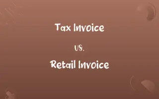 Tax Invoice vs. Retail Invoice