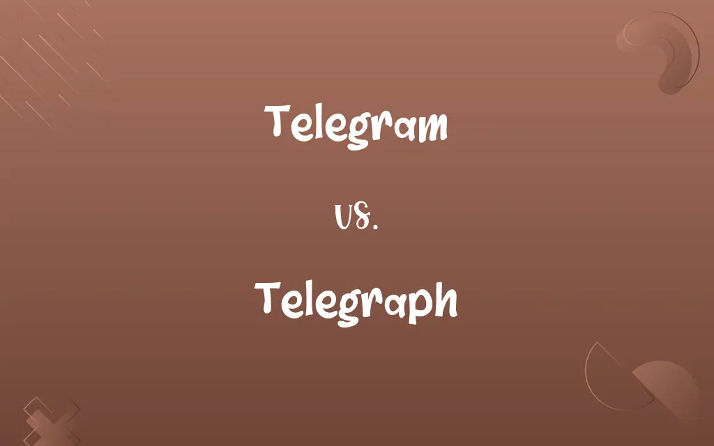 Telegram vs. Telegraph