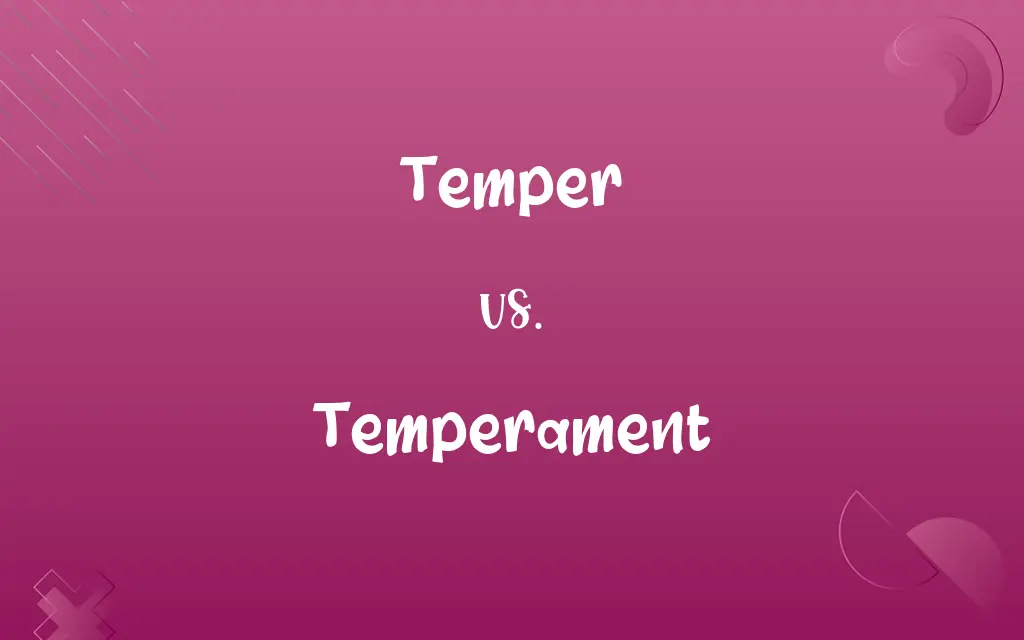 Temper vs. Temperament