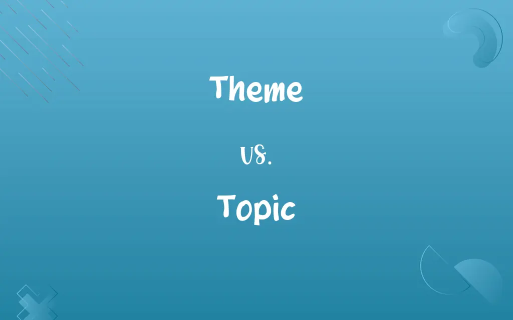 Theme vs. Topic