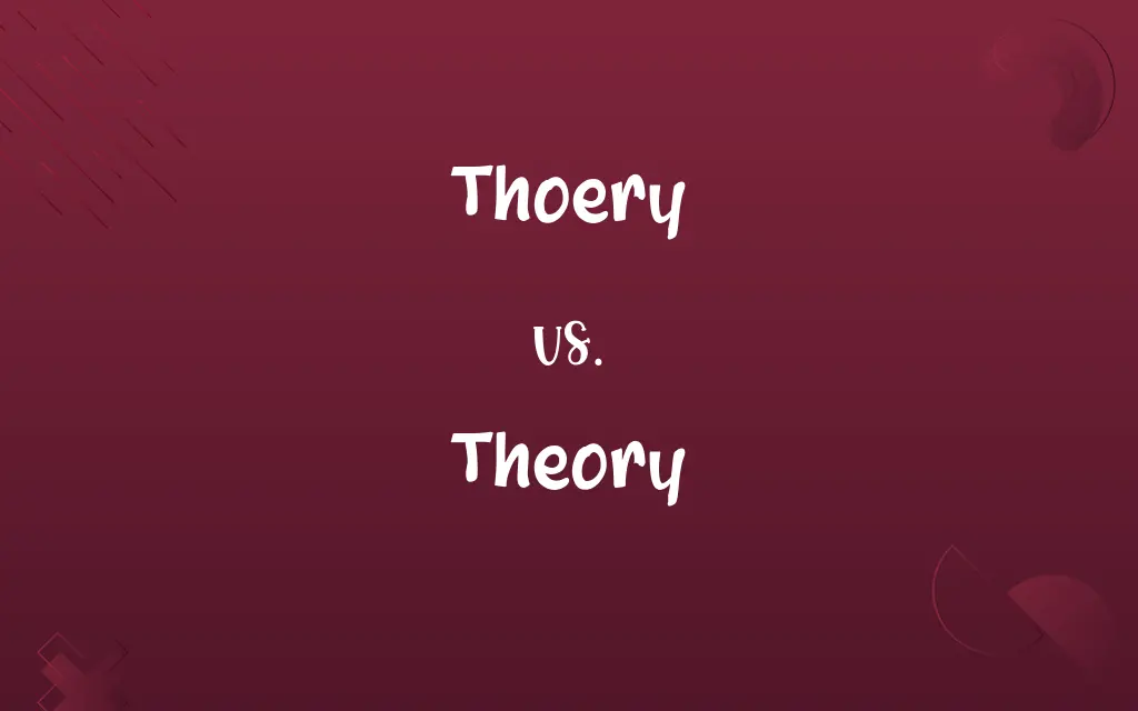 Thoery vs. Theory