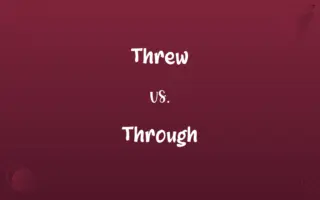 Threw vs. Through