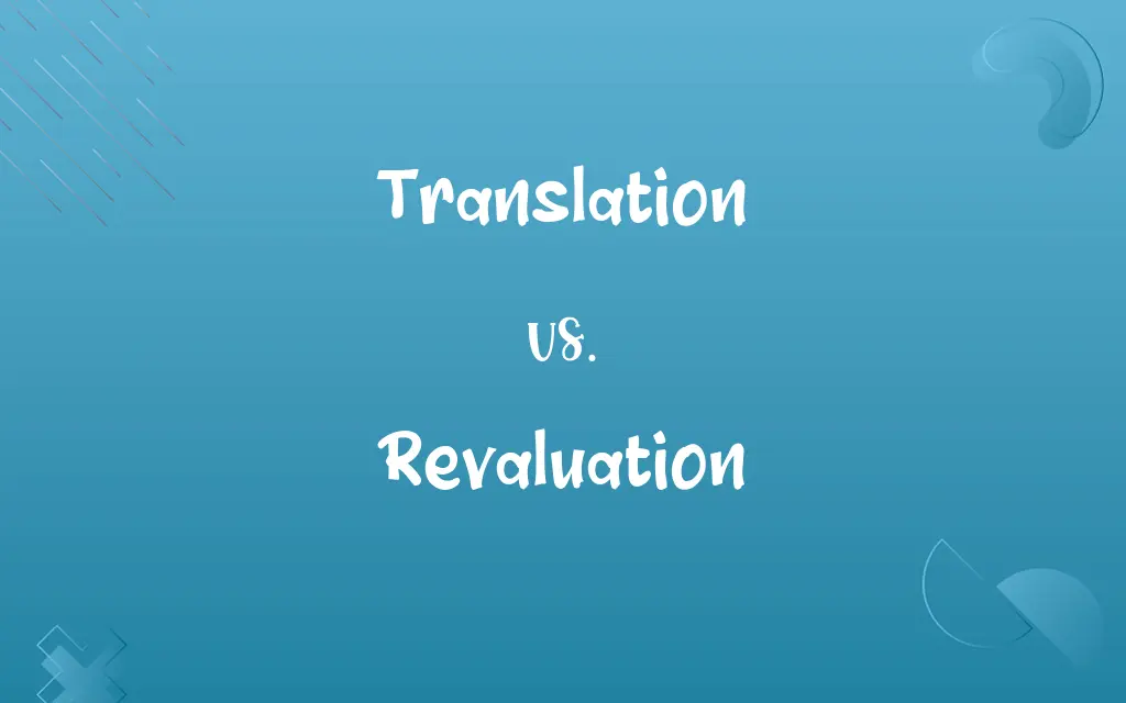 Translation vs. Revaluation