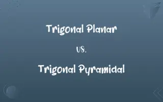 Trigonal Planar vs. Trigonal Pyramidal