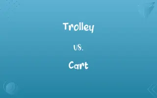 Trolley vs. Cart