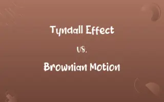 Tyndall Effect vs. Brownian Motion