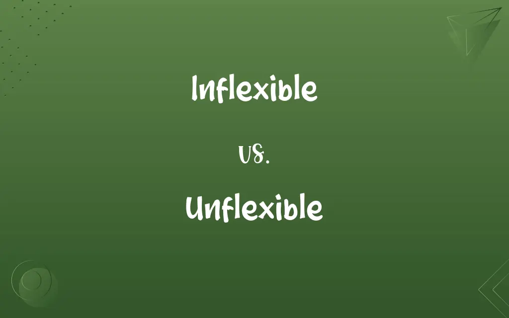 Unflexible vs. Inflexible