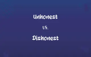 Unhonest vs. Dishonest