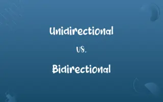 Unidirectional vs. Bidirectional