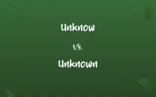 Unknow vs. Unknown