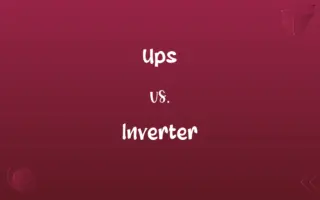 Ups vs. Inverter