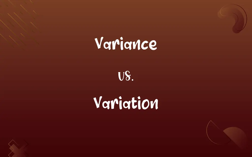 Variance vs. Variation