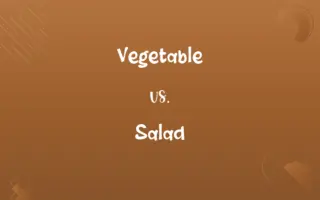 Vegetable vs. Salad