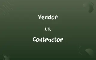 Vendor vs. Contractor