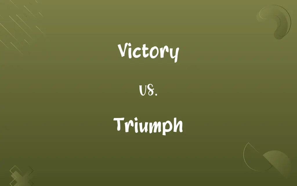 Victory vs. Triumph