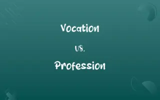 Vocation vs. Profession